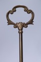 F74776: Brass Pineapple Door Stop In Colonial Will