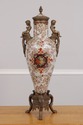 LF74782: Pair Castilian Porcelain & Bronze French 