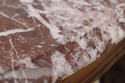 L74784: Pair Vintage Italian Neoclassical Marble T