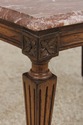 L74784: Pair Vintage Italian Neoclassical Marble T