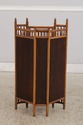 F74787: Antique Victorian Oak Stick & Ball Corner 