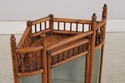 F74787: Antique Victorian Oak Stick & Ball Corner 