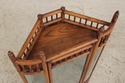 F74787: Antique Victorian Oak Stick & Ball Corner 