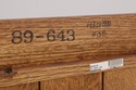 74791: STICKLEY Mission Oak 1 Door Bookcase