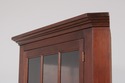 L74793: SEELY Custom Made Cherry Corner China Cabi