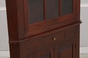 L74793: SEELY Custom Made Cherry Corner China Cabi