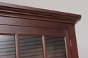 L74793: SEELY Custom Made Cherry Corner China Cabi