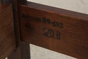 74795: STICKLEY Queen Size Mission Oak Bed
