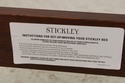 74795: STICKLEY Queen Size Mission Oak Bed