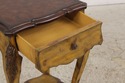 L74835: MAITLAND SMITH Leather Top Table Nightstan