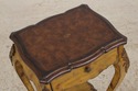 L74835: MAITLAND SMITH Leather Top Table Nightstan