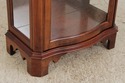 74845: Pair JASPER Cherry 1 Door Glass Curio Displ