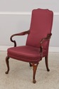 L74846: Pair Of HICKORY CHAIR CO Mahogany Queen An