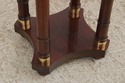 74848:  BAKER Pair Of Mahogany Round Plant Lamp St