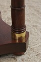74848:  BAKER Pair Of Mahogany Round Plant Lamp St
