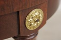 74848:  BAKER Pair Of Mahogany Round Plant Lamp St