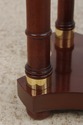 L74849: Pair Of BAKER Mahogany Round Plant Lamp St