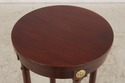 74850: BAKER Mahogany Round Plant Lamp Stand