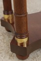 L74851: Mahogany Round Plant Lamp Stand by BAKER