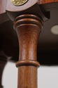 L74851: Mahogany Round Plant Lamp Stand by BAKER