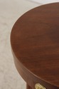 L74851: Mahogany Round Plant Lamp Stand by BAKER
