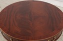 L74852: BAKER Round Mahogany Pedestal Drum Table