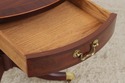 L74852: BAKER Round Mahogany Pedestal Drum Table
