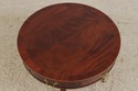 L74852: BAKER Round Mahogany Pedestal Drum Table