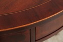 L74852: BAKER Round Mahogany Pedestal Drum Table