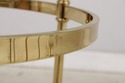 74867: Pair Of Brass & Glass Round End Tables
