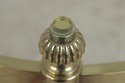 74867: Pair Of Brass & Glass Round End Tables