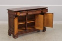74898: English Hand Crafted Distressed Oak Sideboa