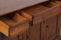74898: English Hand Crafted Distressed Oak Sideboa
