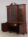 74929: BAKER Mahogany 2 Piece Breakfront China Cab