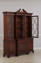 74929: BAKER Mahogany 2 Piece Breakfront China Cab