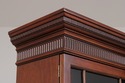 74929: BAKER Mahogany 2 Piece Breakfront China Cab