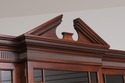 74929: BAKER Mahogany 2 Piece Breakfront China Cab