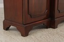 74929: BAKER Mahogany 2 Piece Breakfront China Cab