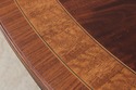 L74937: Round Large Banded Mahogany Inlaid Dining 