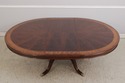 L74937: Round Large Banded Mahogany Inlaid Dining 