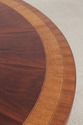 L74937: Round Large Banded Mahogany Inlaid Dining 