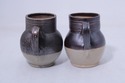 F74957: Pair Of Colonial Williamsburg Stoneware Mu