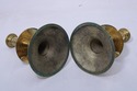 F74960: Pair Of VIRGINIA METALCRAFTERS Brass Colon