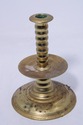 F74960: Pair Of VIRGINIA METALCRAFTERS Brass Colon