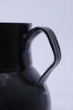 F74961: Pottery Stoneware Pitcher w. Handle - Stam