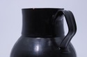 F74961: Pottery Stoneware Pitcher w. Handle - Stam