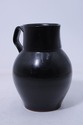 F74961: Pottery Stoneware Pitcher w. Handle - Stam