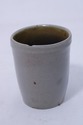 F74962: Blue Stoneware Cup w. Bird Design