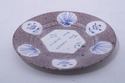 F74963: Ceramic Hand Crafted English Grace Plate