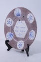 F74963: Ceramic Hand Crafted English Grace Plate